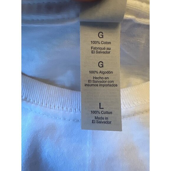 Def Leppard Hysteria 1988 Tour Shirt Jerzees Dri-Power L 100% Cotton White - Picture 5 of 6